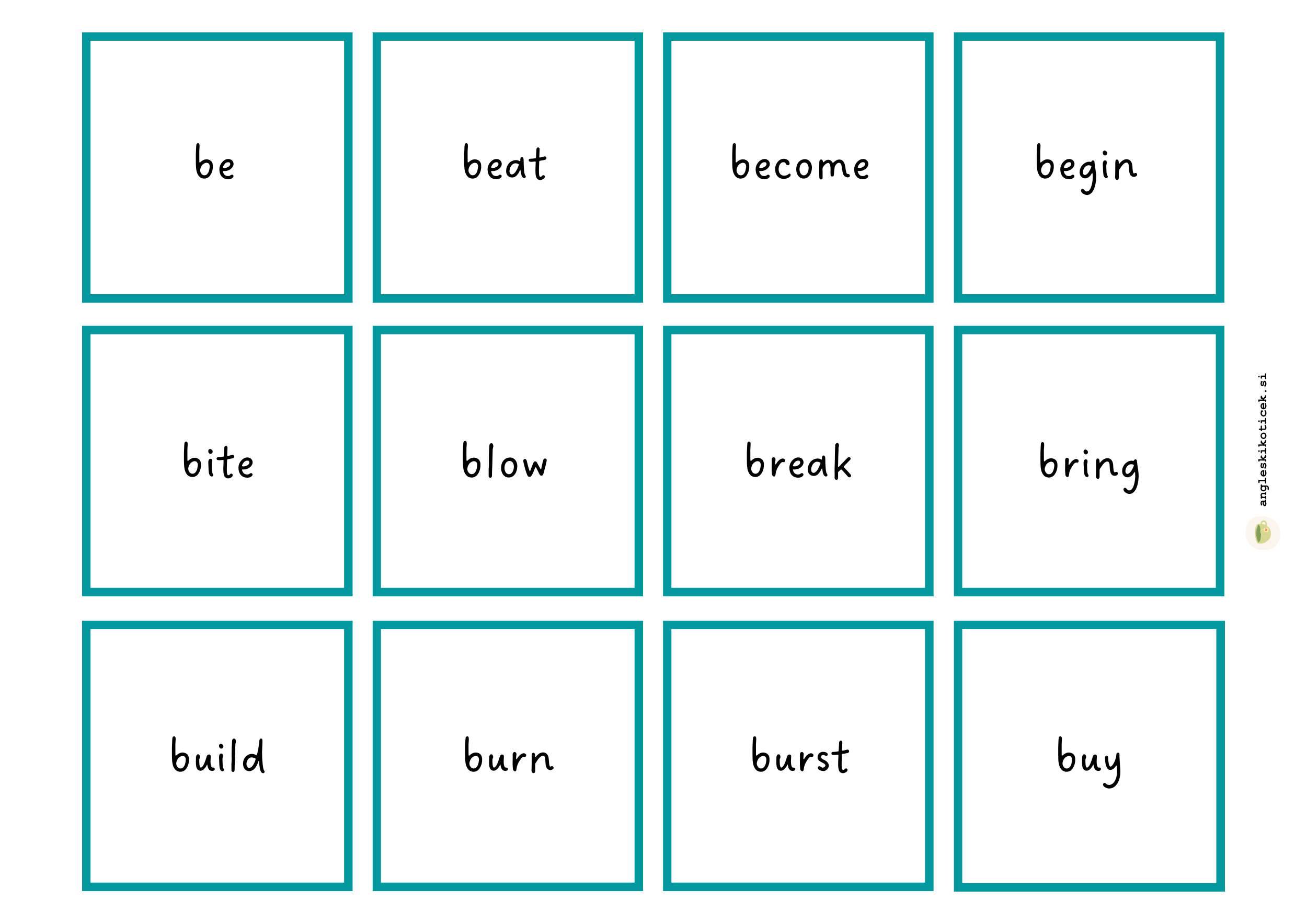 Irregular Verbs | Nepravilni glagoli